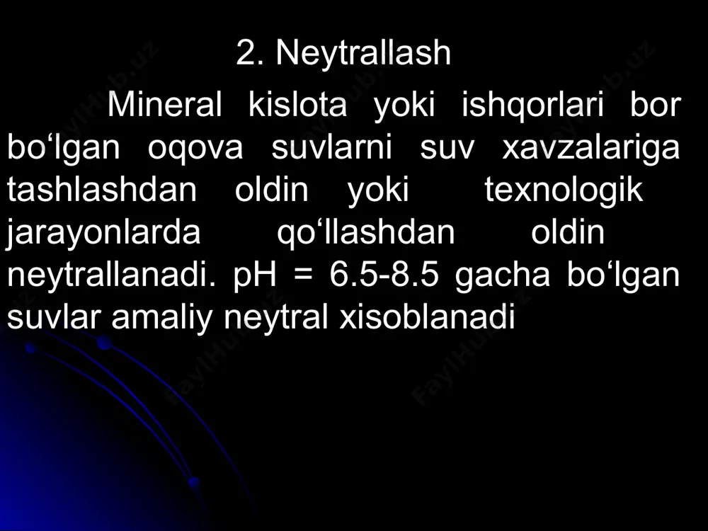 oqava suvlarni kimyoviy tozalash usullari - Page 4