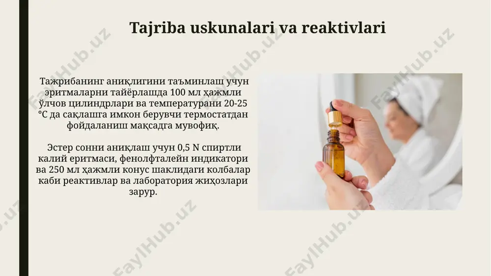 efir moylarining efir sonini aniqlash - Page 4