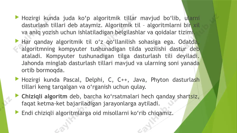 algoritmlar va dasturlash asoslari - Page 5