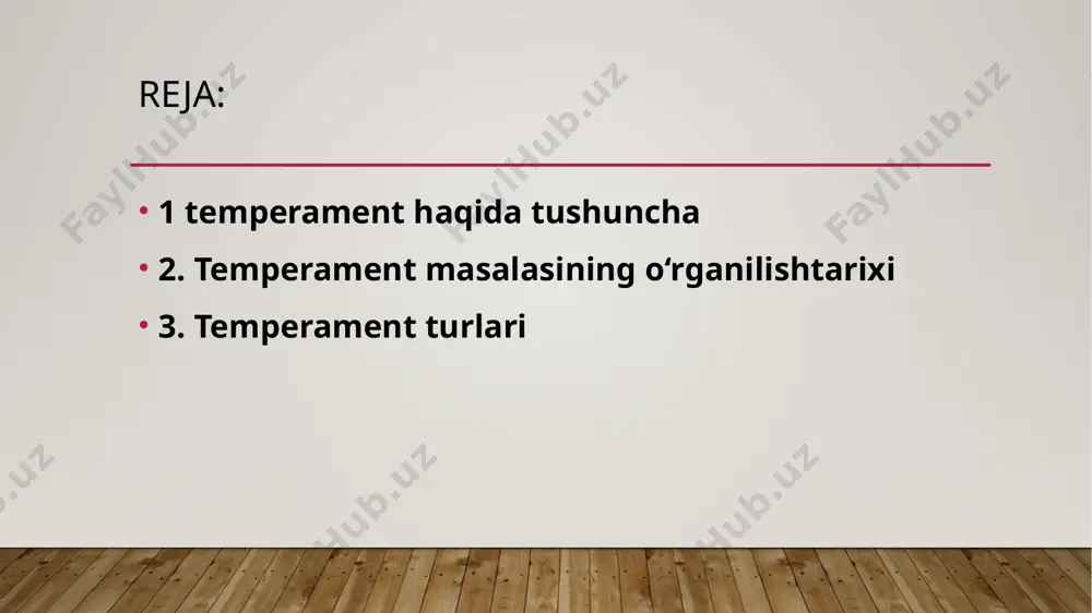 temperament turlariga asos solindi. unga asosan singvinik (sangvinik lotin sanguis - qon), xolerik (yunon chole – safro, sariq o`t), melanxolik (yunon melaina chole qora o`t), flegmatik (yunon phlagma – shilimshiq) turlari yuzaga keldi. porsu de atención image2.jpeg image1.jpg /docprops/thumbnail.jpeg