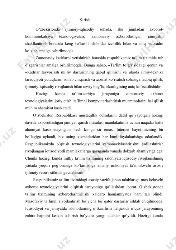 `lmagan gollandiyaning cwi instituti xodimi gvido van rossum abc tilini yaratilish proektida ishtirok etgan edi. abc tili basic tili o`rniga talabalarga asosiy dasturlash konsepsiyalarini o`rgatish uchun mo`ljallangan til edi. bir kun gvido bu ishlardan charchadi va 2 hafta davomida o`zining macintoshida boshqa oddiy tilning interpretatorini yozdi, bunda u albatta abc tilining ba’zi bir g`oyalarini o`zlashtirdi. shuningdek, python 1980-1990- yillarda keng foydalanilgan algol-68, c, c++, modul3 abc, smalltalk tillarining ko`plab xususiyatlarini o`ziga olgandi. gvido van rossum bu tilni internet orqali tarqata boshladi. bu paytda o`zining “dasturlash tillarining qiyosiy taqrizi” veb sahifasi bilan internetda to 1996-yilgacha stiv mayevskiy ismli kishi taniqli edi. u ham macintoshni yoqtirardi va bu narsa uni gvido bilan yaqinlashtirdi. o`sha paytlarda gvido bbc ning “monti paytonning havo sirki” komediyasining muxlisi edi va o`zi yaratgan tilni monti payton nomiga python deb atadi (ilon nomiga emas). til tezda ommalashdi. bu dasturlash tiliga qiziqqan va tushunadigan foydalanuvchilar soni ko`paydi. boshida bu …