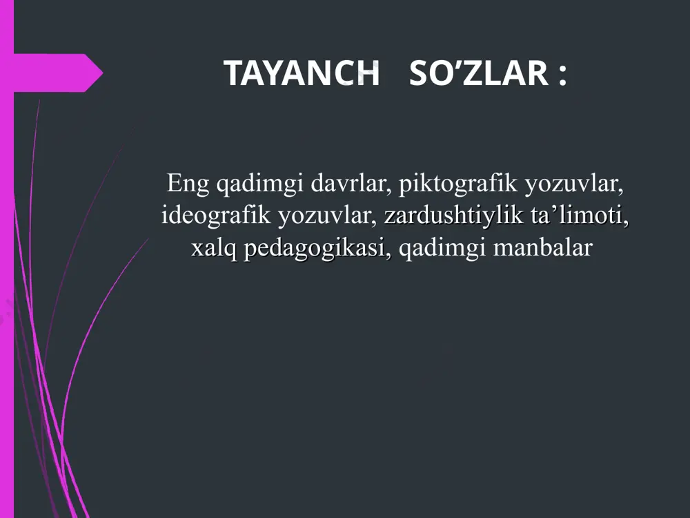 yuzida faravon yashashiga katta ahamiyat bergan eng oqilona dindir. s. f. oldenburg. zardushtiylik yorug’lik va mehr – oqibat dinidir. u yovuzlik va qorong’ilikka qarshi turadi . gegel “avesto”da oila zardushtiylarda nikoh bir umrga muhrlangan, bir erkakka ikki nikoh yoki vaqtincha nikoh ravo bo’lgan emas. er-u xotinning bir-biriga xiyonati la’natlangan, begona erkak bilan juftlashgan ayol badnon qilinib, jazolangan va nikohdagi eri uchun “harom” hisoblangan. bundan tashqari, “avesto”da oila qurish, jufti halol tanlashda shoshma-shosharlikga yo’l qo’ymaslik, ota-ona keksalar maslahatiga quloq solingan va ularga ravshan andisha bilan qaralgan. yaxshi bilan yomonni ajratishga diqqat qilingan. har bir erkak va ayol fursatni boy bermay, o’zi to’g’ri yo’lni tanlashi, tokim hayoti pok xiradmand yor bilan o’tadishi maslahat qilingan. zardushtiylikda ko'pxotinlik qat'iy man etilgan. ayni paytda hayotni bo'ydoq o'tkazish ham qoralangan. balog'atga yetgan qiz bola ota-ona, jamoaning ra'yini pisand qilmay, o'zidan zurriyot qoldirishni istamay, qasddan turmushga chiqmay umrguzaronlik qilib yursa, u qopga solinib, 25 darra kaltaklanish bilan …