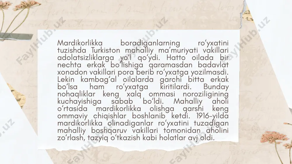 turkistonda 1916-yilgi qo‘zg‘olonlarning boshlanishi - Page 5