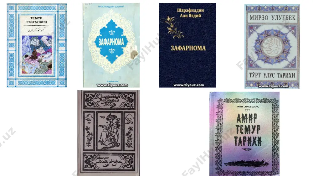 lning 11 aprelida chig`atoy ulusining amirlari, dorug`alari, amir temurning do`stlari, shuningdek, piri sayyid baraka ishtirokida qurultoy o`tkaziladi. qurultoyda amir temurning hukmdorligi rasman tan olinib, u movarounnahrning amiri deb e'lon qilinadi. markazlashgan davlatning tashkil topishi 1370-71-yil sharqiy turkistonga hujum mo`g`ul xoni kepakka zarba berish (farg`ona, o`tror, sayram) 1371-yil bahori zinda chashmga zarba berdi va afg`onistonning shibirg`on viloyati bo`isundirildi 5 marotaba yurish 1371, 1373, 1375, 1379, 1388 yillar xorazmga yurish- yusuf so`fi faoliyati hisor, badaxshon, qunduz bo`ysundirildi balx va toshkent viloyatlari ham egallandi 3-yillik. 1386 – 1388- janubiy ozarbayjon, shimoliy iroq, gurjiston 5- yillik. 1392 – 1396- g`arbiy eron, iroq, kavkaz 7-yillik. 1399 – 1404- halab, hums, damashq, bag`dod va turkiya to`xtamish bilan bo`lgan jang 1389 yil-dizak 1391 yil-qunduzcha 1395 yil-terek panipat janggi urushi 1398 yil maydan – 1399 yil martigacha davom etgan. dehli hokimi sulton mahmud panipat janggida mag`lub bo`ldi. temur qariyb 11 oy davom hindiston zabt etdi. u yerda ko`p …