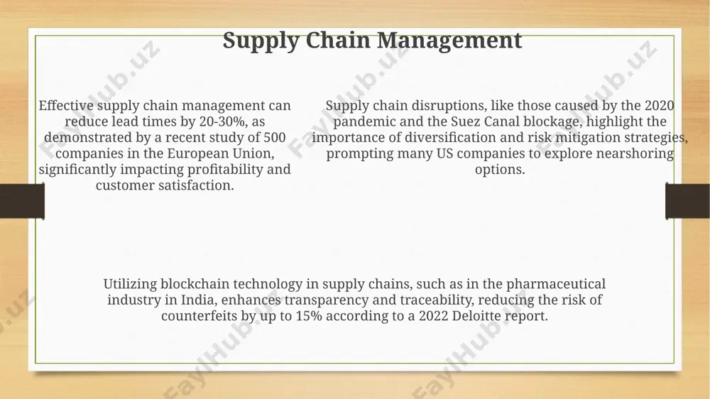 hina expected to integrate this for traceability and transparency by 2025. material lifecycle management a life cycle assessment (lca) of a product, considering materials from extraction in australia to disposal in japan, helps quantify environmental impacts and identifies areas for improvement across the entire 10-step material lifecycle. implementing closed-loop systems, where 75% of materials are recycled or reused, as practiced by some companies in california, significantly reduces reliance on virgin materials and lowers overall supply chain costs. material lifecycle management (mlm) strategies can reduce a company's carbon footprint by up to 20% in regions like the eu, according to a 2022 mckinsey study, by optimizing material sourcing and end-of-life processes. thank you for your attention @taqdimot_robot image3.png image4.png