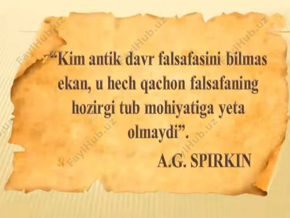 falsafiy dunyoqarashning o’z-o’zini anglashdagi roli - Page 5