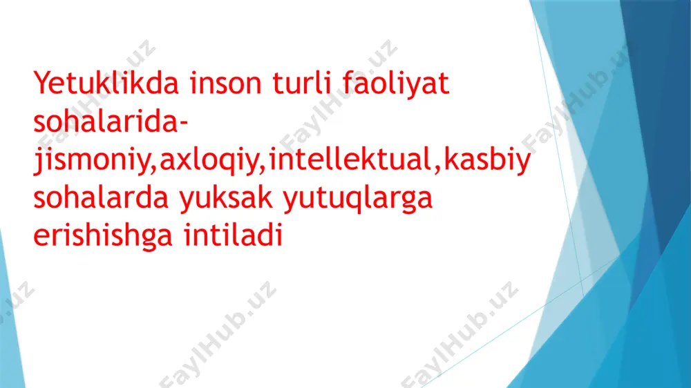 yetuklikning psixologik xususiyatlari - Page 4