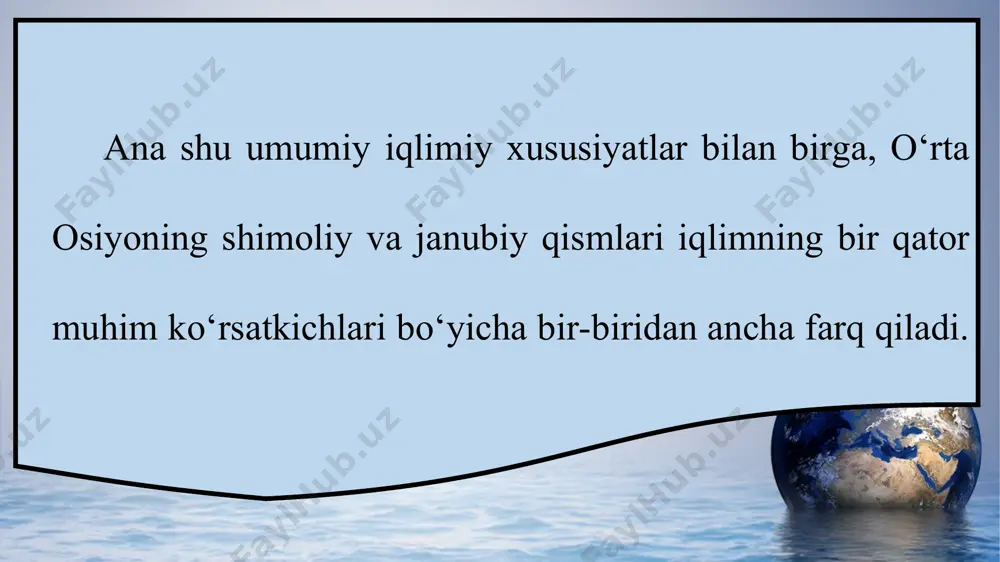 o‘rta osiyodagi iqlimiy tafovutlar 7-sinf - Page 3
