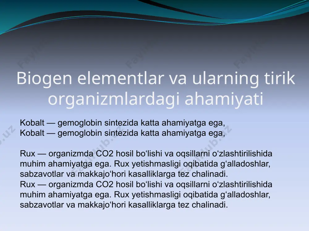 biogen elementlar - Page 5