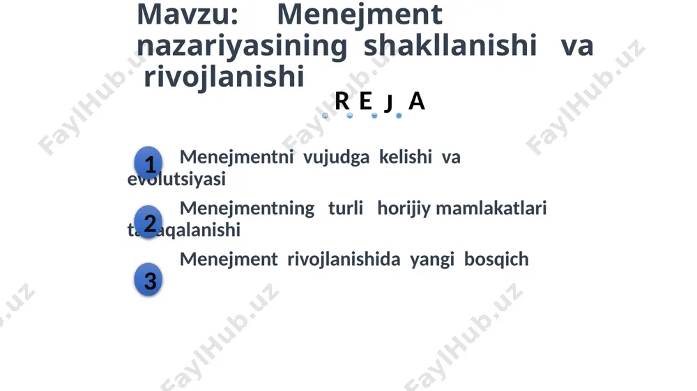 mur o’z davrida saltanat manfaatini xalq manfaatiga bo’ysundira olgan davlat rahbari edi. amir temur saltanati, o'zbek xalqi uning davlatchiligi tarixida o'zining markazlashgan, mutloqiy monarxiya, yakkahokimligiga asoslangan imperiya davlati sifatida alohida o'rin tutadi. dayte kratkiy obzor prezentatsii. opishite glavnuyu sut prezentatsii i obosnuyte ee vajnost. predstavte kajduyu iz osnovnix tem. chtobi predostavit slushatelyam orientir, mojno mojete povtoryat etot obzorniy slayd v xode prezentatsii, videlyaya temu, kotoraya budet obsujdatsya dalee. 12 temur «tuzuklaridan» ma’lum bo’lishicha, u o’z faoliyatida quyidagi 12 ijtimoiy siyosiy guruhga tayanib ish olib borgan: payg’ambarimiz muhammad sallohu alayhu vassalamning avlodlari sayyidlar, ulamo va shayxlar. bilimdan shaxslar (xayotning achchiq-chuchugini totgan kishilar). duogo’y taqvodorlar. amirlar, qo’shin boshliqlari va lashkarlar. sipoh bilan raiyat(ya’ni oddiy xalq) saltanat ishlarini bilgan, kengashsa bo’ladigan dono va ishonchli kishilar. vazirlar, devon batiklari. hakimlar, tabiblar, munajjimlar va muhandislar. xadis olimlari, tarixshunoslar. sufiy va oriflar. hunar va san’at ahli, ya’ni kosiblar va san’atkorlar. turli mamlakatdan kelgan sayyohlar va tijorat …