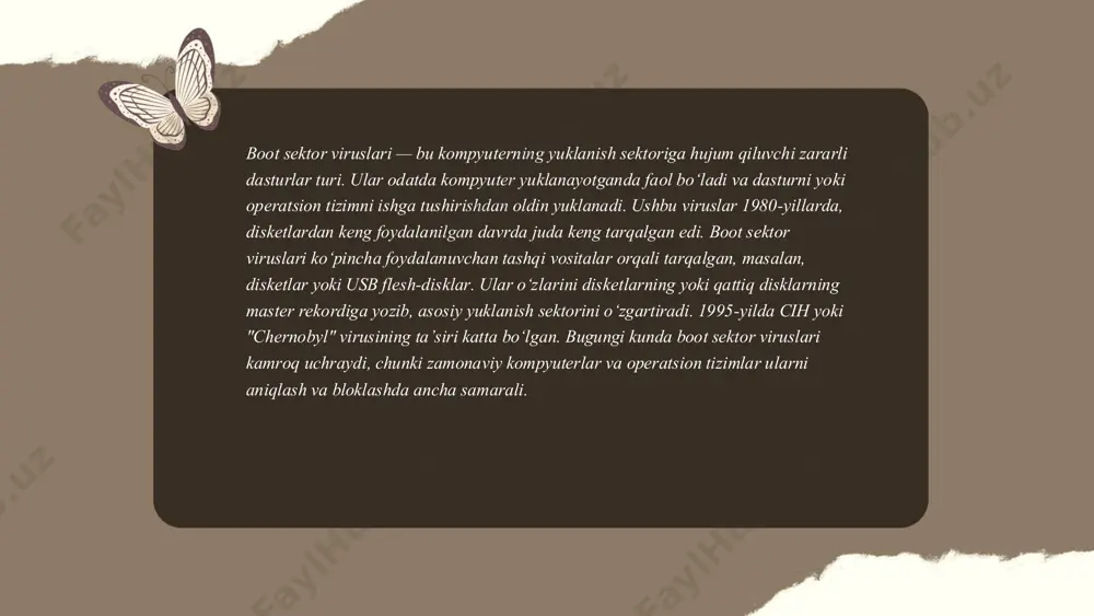 viruslar va antivirus dasturlari - Page 5