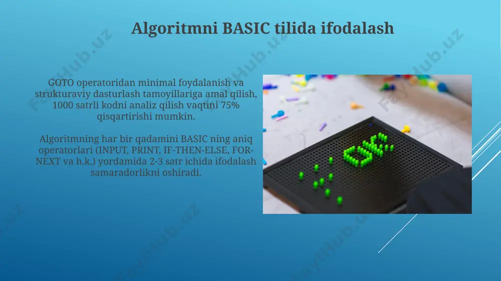 algoritmni basic tilida ifodalash - Page 3