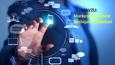 marketing axborot boshqaruv tizimlari — PPTX