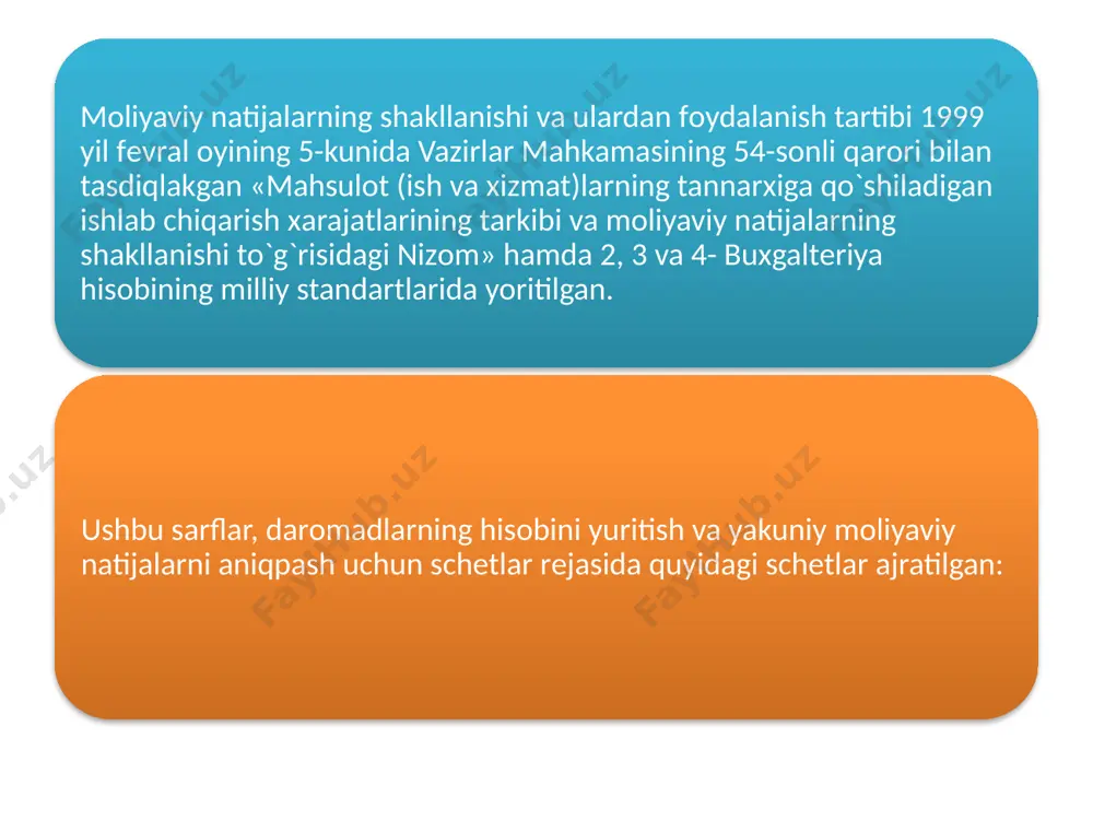 moliya va boshqaruv hisobining xususiyatlari - Page 5