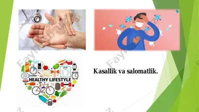 salomatlik va kasallik — PDF