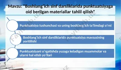 punktuatsiya o‘rgatish darsliklari — PPTX