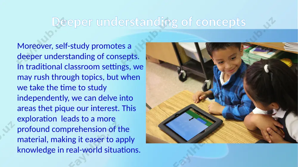 the role of self study in a student’s life - Page 5