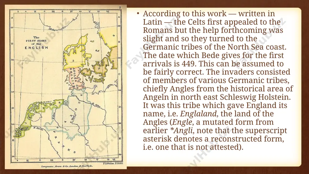 ation settled on the north sea coast. towards the end of the old english period the dialectal position becomes complicated by the fact that the west saxon dialect achieved prominence as an inter-dialectal means of communication.