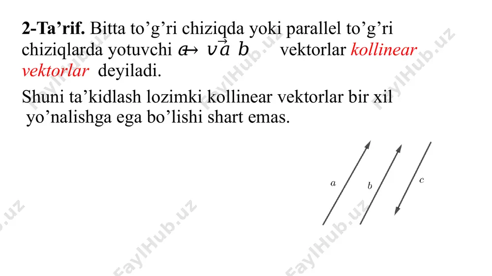 vektorlar algebrasielementlari - Page 5