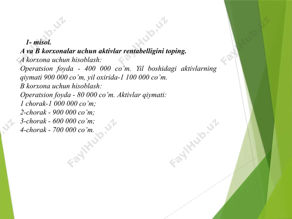 korxonalarda moliyaviy menejmentni tashkil etish mexanizmi - Page 5