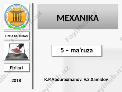 mexanika — PPTX