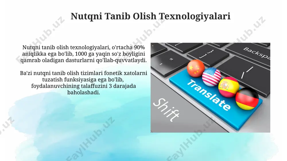 modellari, shu jumladan, obuna asosidagi, bir martalik to'lov va dinamik narxlash tizimlari qo'llanilishi mumkin. "narx va narx-navo siyosati" dasturida o'quv jarayonini individualizatsiya qilish uchun 3 xil qiyinchilik darajasi va 20 dan ortiq o'quv moduli mavjud. ko'p til li qo'llab-quvvatlash “ko'p til li qo'llab-quvvatlash” platformasi 50 dan ortiq tilni o'z ichiga oladi va har bir til uchun o'rtacha 1000 dan ortiq interfaol mashqlarni taklif etadi. ushbu dasturda foydalanuvchilarning o'rtacha yillik faolligi 250 soatni tashkil etadi va 70% foydalanuvchilar mahoratini sezilarli darajada oshirganligini ko'rsatadi. dasturlarni taqqoslash analiz natijasida 3 ta eng samarali dastur aniqlandi, ularning foydalanuvchi reytingi 4.5 yulduzdan yuqori va o'rtacha foydalanish vaqti 2 soatdan ko'proq. dasturlarni taqqoslashda, o'rtacha 5 ta asosiy mezon (masalan, interfeys dizayni, o'quv materiallari hajmi, interaktivlik darajasi) bo'yicha 10 ta mashhur call dasturini tahlil qilindi. interfaol mashqlar va o'yinlar “interfaol mashqlar va o'yinlar” platformasi 10 dan ortiq turdagi interfaol mashqlarni, jumladan, to'ldirish, moslashtirish va tarjima kabi vazifalarni …