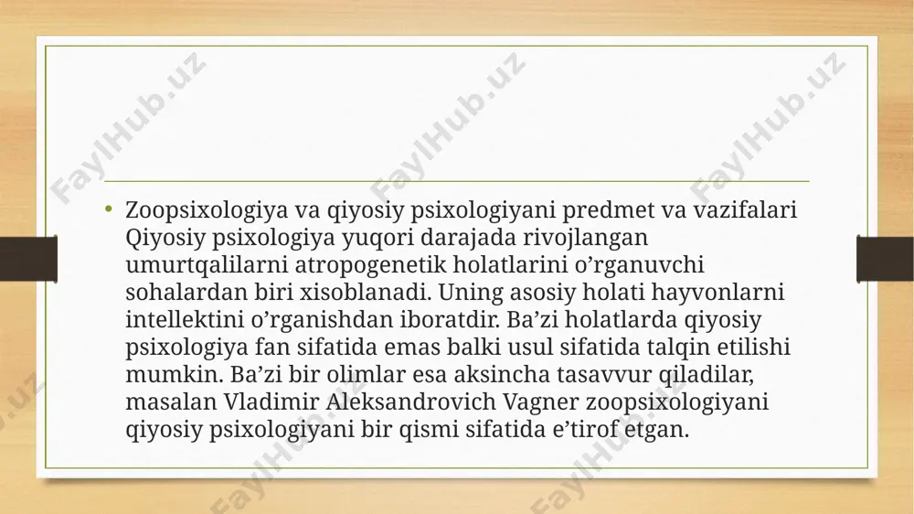 zoopsixologiya va qiyosiy psixologiyaga kirish - Page 3