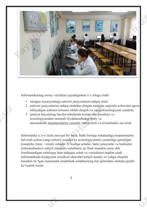 dasturlari. windows dasturining taniqli bo‘lishining asosiy sababi bu — ish jarayonining soddaligi, ko‘p vazifali rejim, bir xil ishlash interfeysi va boshqa qulayliklar. boshqa operatsion tizimlarga o‘xshab w indows dasturi ham kompyuter xotirasiga kompyuter yoqilish vaqtida avtomatik ravishda yuklanadi. axborot texnologiyalarida juda katta yutuq va o‘zgarishlar amalga oshdi. yangi axborot texnologiyalarining yoki kompyuter texnologiyalarining paydo bo‘lishi bu sohadagi xizmat qilish uslubini tubdan o‘zgartirdi. tasavvur qilib ko‘ring, yaqin-yaqinlargacha biror masalani kompyuterda yechish uchun algoritmlarni, dasturlash tillaridan birini, dasturni kompyuter xotirasiga kiritishni, uning xatolari natijani tahlil qilishni talab qilar edi. bu ishni faqat mutaxassislargina amalga oshirar edilar. ammo bu sohada mutaxassis bo‘lmagan foydalanuvchilar sonining kundan kunga ko‘payishi jamiyat oldida ma’lum qiyinchiliklarni tug‘dirdi. windowsni yoki bu asosida ko‘rilgan informatsion texnologiyani yana ham tushunib olish uchun quyidagiga e’tiboringizni qaratmoqchimiz. supermarketda barcha ta’minot masalasini uning direktori hal qilsa, servisda ham xuddi shu hoi ro‘y beradi. yangi axborot texnologiyasining direktori windowsdir. agar sizga matn muharriri kerak bo‘lsa, …