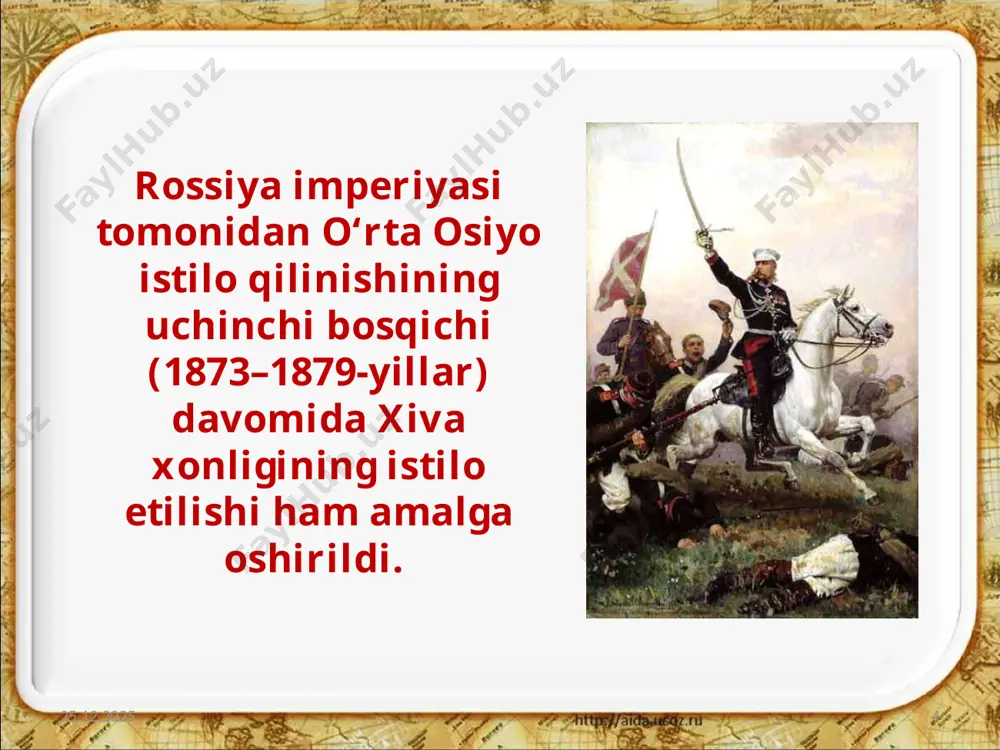 xiva xonligi ustidan rossiya imperiyasi protektoratining o‘rnatilishi 9 -sinf - Page 4
