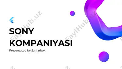 sony kompaniyasi — PDF