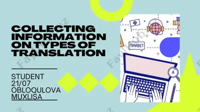 types of translation — PDF