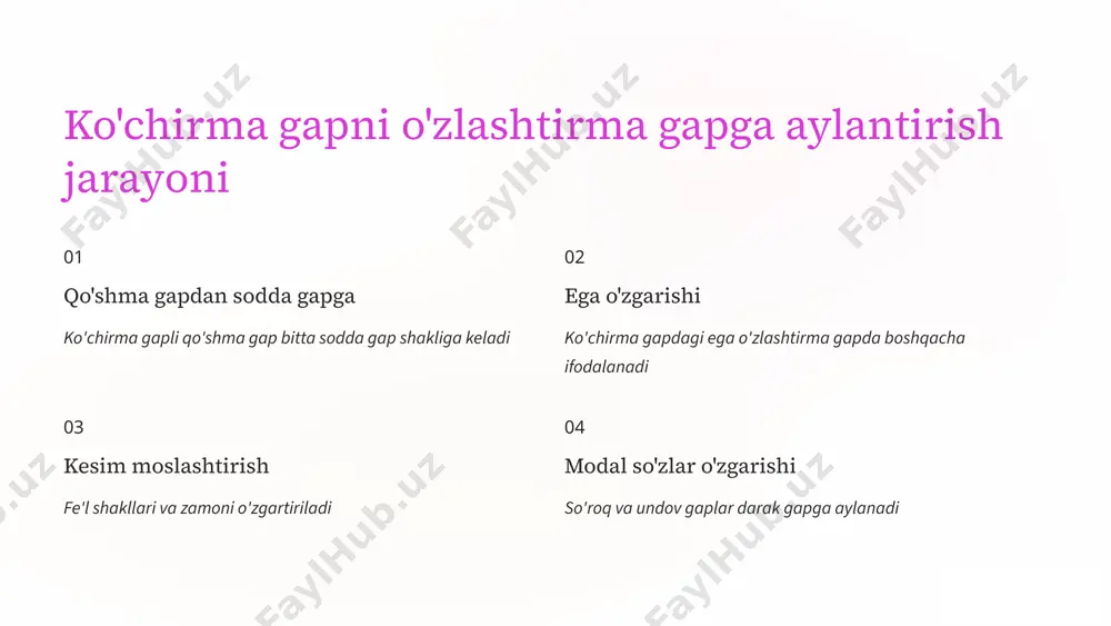 ko'chirma gap va o'zlashtirma gap: tilimizdagi ikki muhim gap turi - Page 4