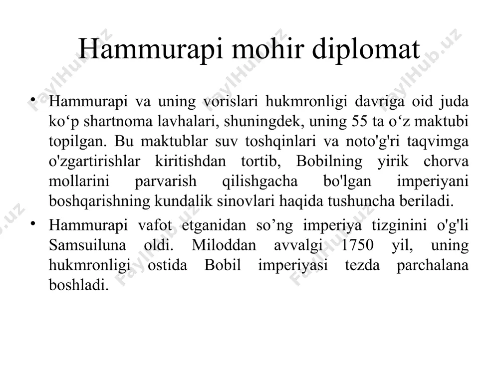 landi. ramses ii 20 yoshida taxtga o’tirib 66 yildan ziyod hukmronlik qilgan savdo kengayishi ramses hukmronligining birinchi oylaridan boshlab asirlarni fir'avnga olib kelish tasviri saqlanib qolgan, ammo bu biroz odatiy holdir. nubiyadagi qo'zg'olonni bostirish uchun fir'avnning shaxsiy ishtiroki talab qilindi. misr va osiyo o'rtasidagi tinchlik yarim asrdan ko'proq davom etdi va bu mintaqada savdo faoliyatining "portlashiga" sabab bo'ldi. agar ilgari misr harbiy yurishlari ishtirokchilari o'lja bilan nil qirg'oqlariga qaytgan bo'lsa, endi ularning bir qismi suriya-falastinning ko'plab shaharlarida yashash uchun qoldilar. ramses ii me’morchilik homiysi ramses juda keng qurilish faoliyati bilan ajralib turadi. xettlar bilan urush ramsesni o'z qarorgohini deltaning shimoli-sharqiy qismiga, ehtimol giksoslarning sobiq poytaxti avaris shahri per-ramses shahriga (to'liq nomi pi-ria-mase-sa-) ko'chirishga undadi. ramses memfisda ibodatxonalar qurdirdi, ulardan ozgina qoldiqlari saqlanib qolgan; heliopolisdagi binolar, ulardan hech narsa qolmagan. ramses abydosda yerda otasining muhtasham ibodatxonasini qurib bitkazgan, biroq bunga qanoatlanmagan va seti ibodatxonasidan uncha uzoq boʻlmagan joyda oʻzining dafn marosimini …