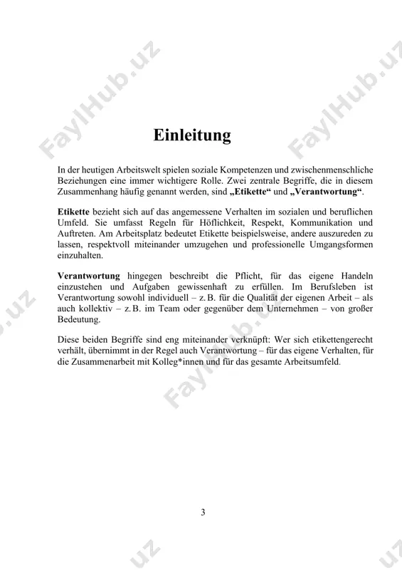 rufliche verantwortung bezeichnet die pflicht eines arbeitnehmers, seine aufgaben gewissenhaft, kompetent und im einklang mit den ethischen standards des unternehmens zu erfüllen. sie ist ein zentraler bestandteil der beruflichen integrität und beeinflusst maßgeblich den erfolg sowohl des einzelnen als auch des gesamten unternehmens. 3.1 definition und bedeutung laut einer studie von rolecatcher umfasst berufliche verantwortung nicht nur die erfüllung der eigenen aufgaben, sondern auch die bereitschaft, verantwortung für das eigene handeln zu übernehmen und sich kontinuierlich weiterzuentwickeln. dies fördert nicht nur das vertrauen der vorgesetzten, sondern auch das der kollegen und trägt zu einer positiven unternehmenskultur bei . 3.2 verantwortung in der praxis in der praxis bedeutet dies beispielsweise: · pünktlichkeit und zuverlässigkeit: termine und deadlines werden eingehalten, was die effizienz des gesamten teams steigert · qualitätsbewusstsein: die arbeit wird mit höchster sorgfalt und präzision ausgeführt, um fehler zu minimieren und die kundenzufriedenheit zu maximieren.​ · eigeninitiative: probleme werden proaktiv …