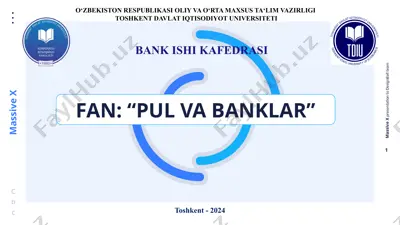 pul vabanklar — PPTX