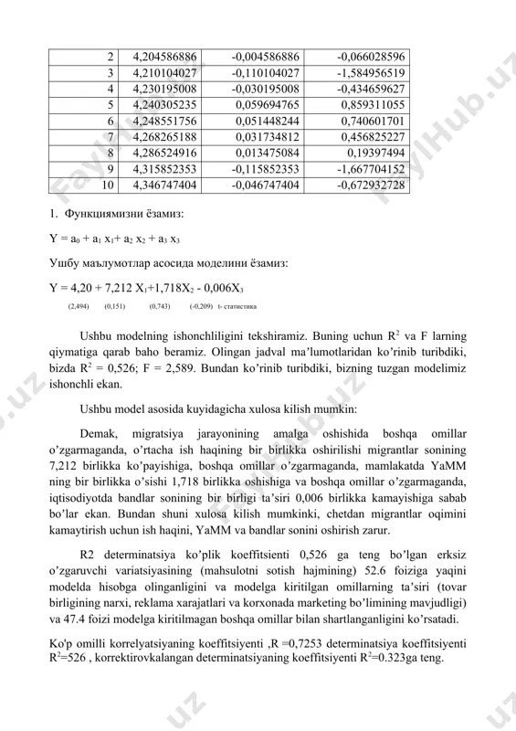ko‘p omilli ekonometrik tahlil modeli - Page 5