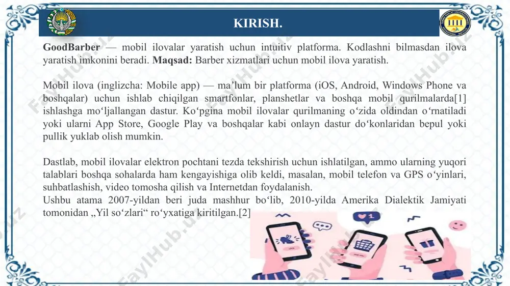 goodbarber dasturida mobil ilova yaratish - Page 4