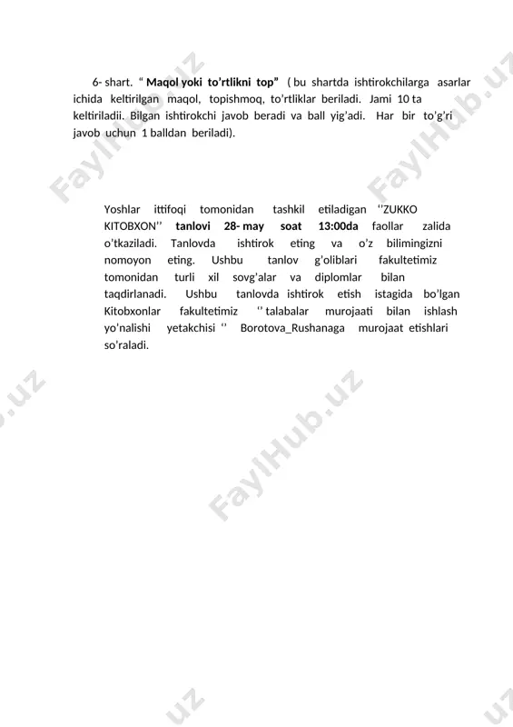 aati bilan ishlash yo’nalishi yetakchisi ‘’ borotova_rushanaga murojaat etishlari so’raladi.