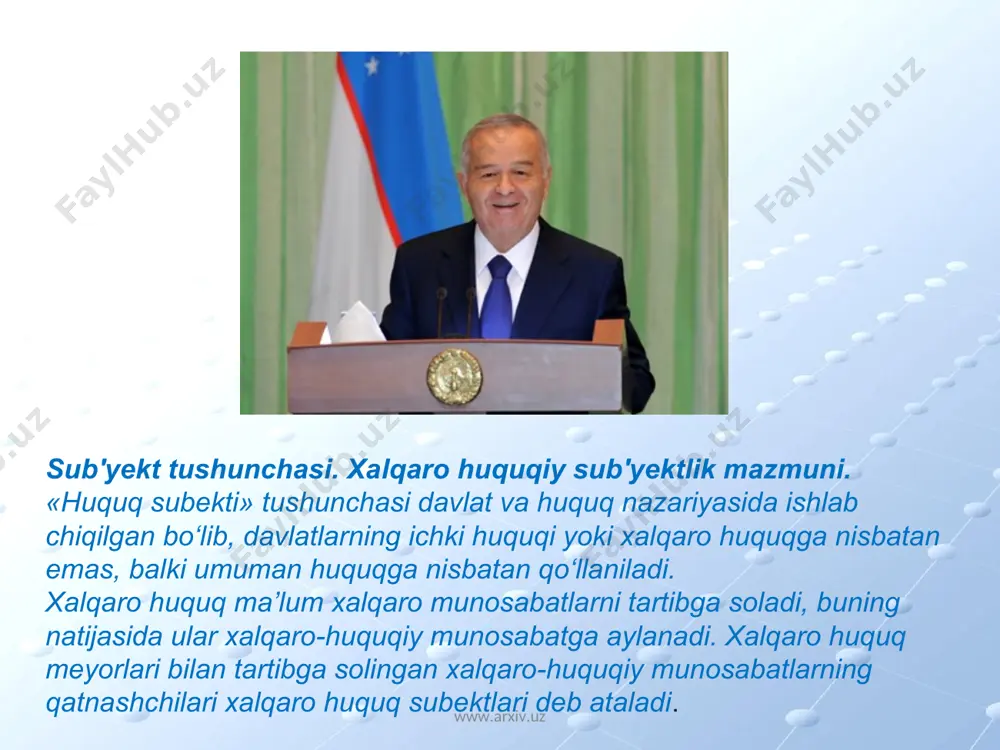 hozirgi zamon xalqaro huquqi sub'yektlari - Page 2
