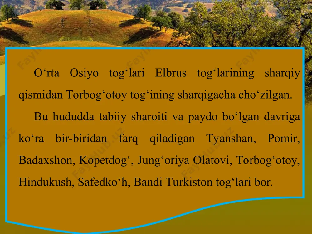 o‘rta osiyo adir, tog‘ va yaylov o‘simliklari 7-sinf - Page 4