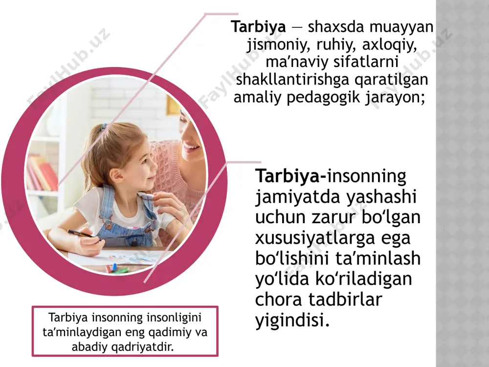 tarbiya nazariyasi, usullari va turlari - Page 3