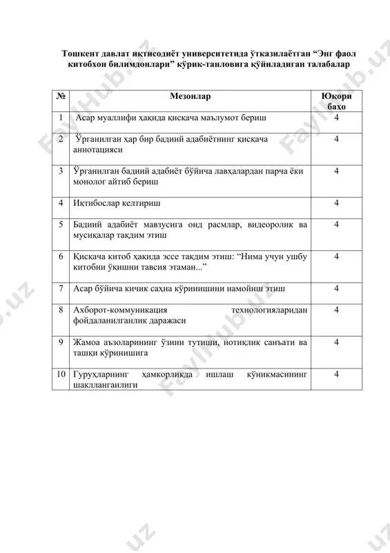 энг фаол китобхон билимдонлари кўрик-танлови - Page 2