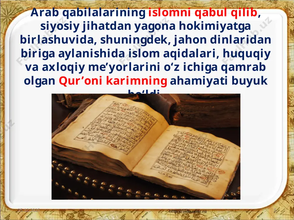 movarounnahrda arab xalifaligining o’rnatilishi. 7 - sinf - Page 5