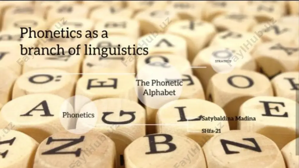 phonetics as a branch of linguistics - Page 4