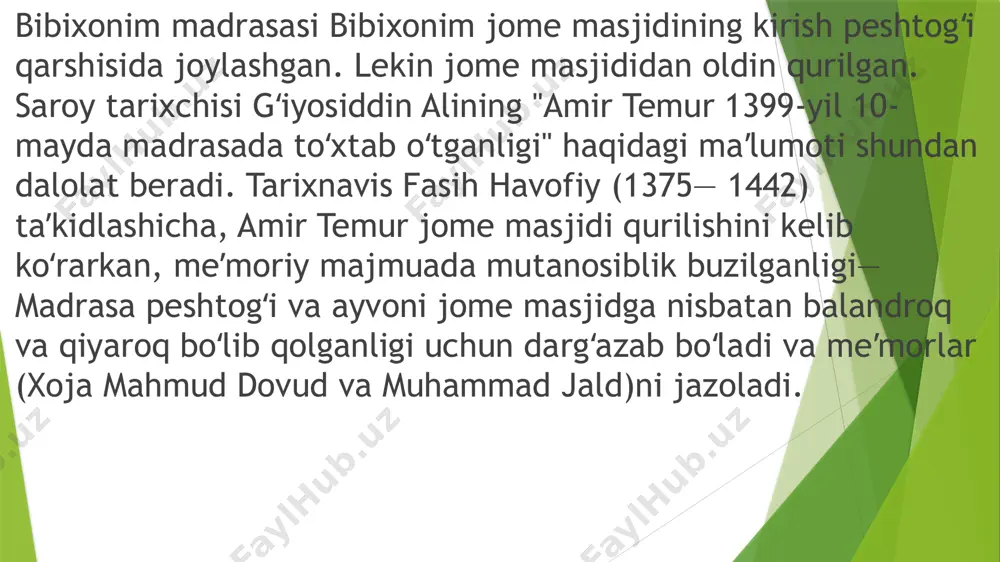 bibixonim madrasasi - Page 5