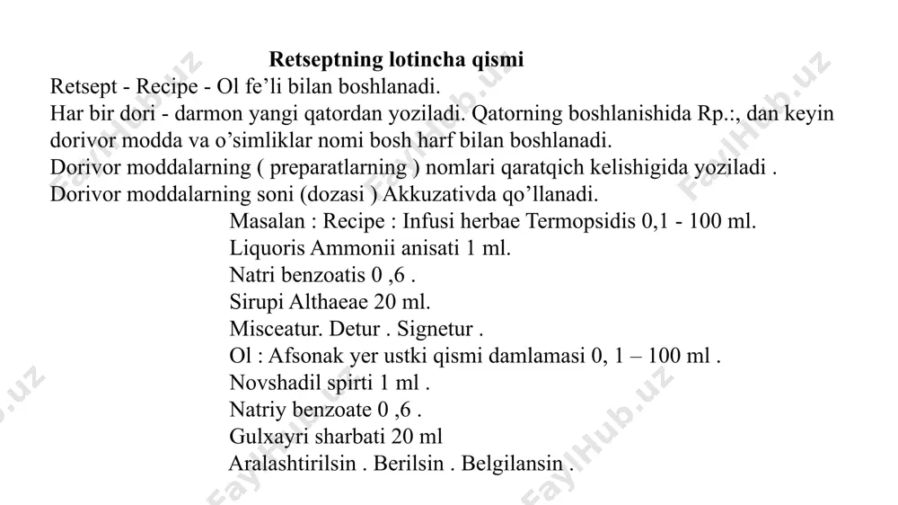 retsept va uning tuzilishi - Page 5