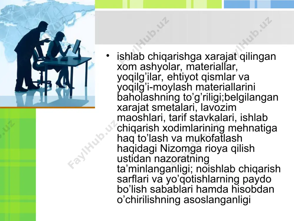 mahsulot ishlab chiqarish va sotishning auditi - Page 5