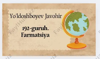 axlogiy tarbiya va kosmopolitizm — PDF