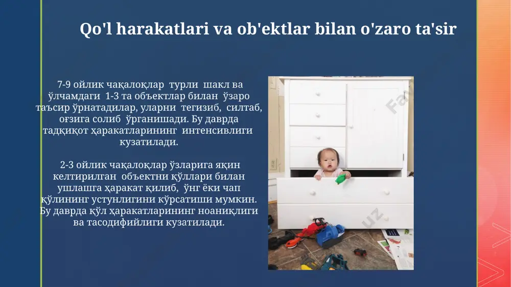 goʻdaklik davrida predmetga munosabat - Page 3