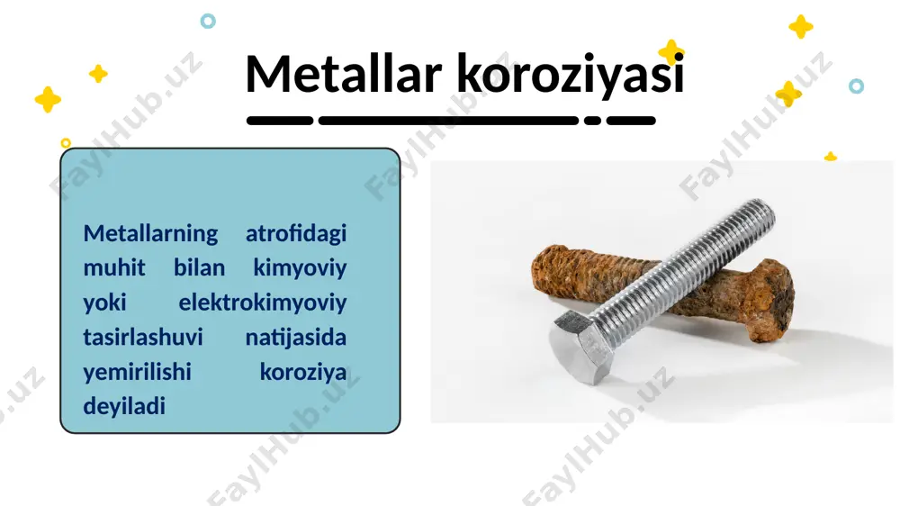 metallar korroziyasi - Page 3
